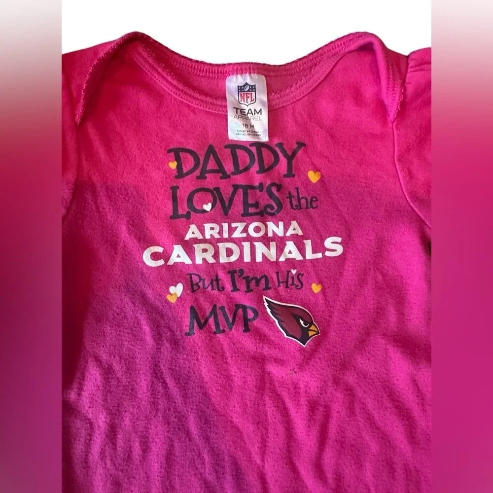 Cardinals Fans NFL Onesies & Shirt 18 months
